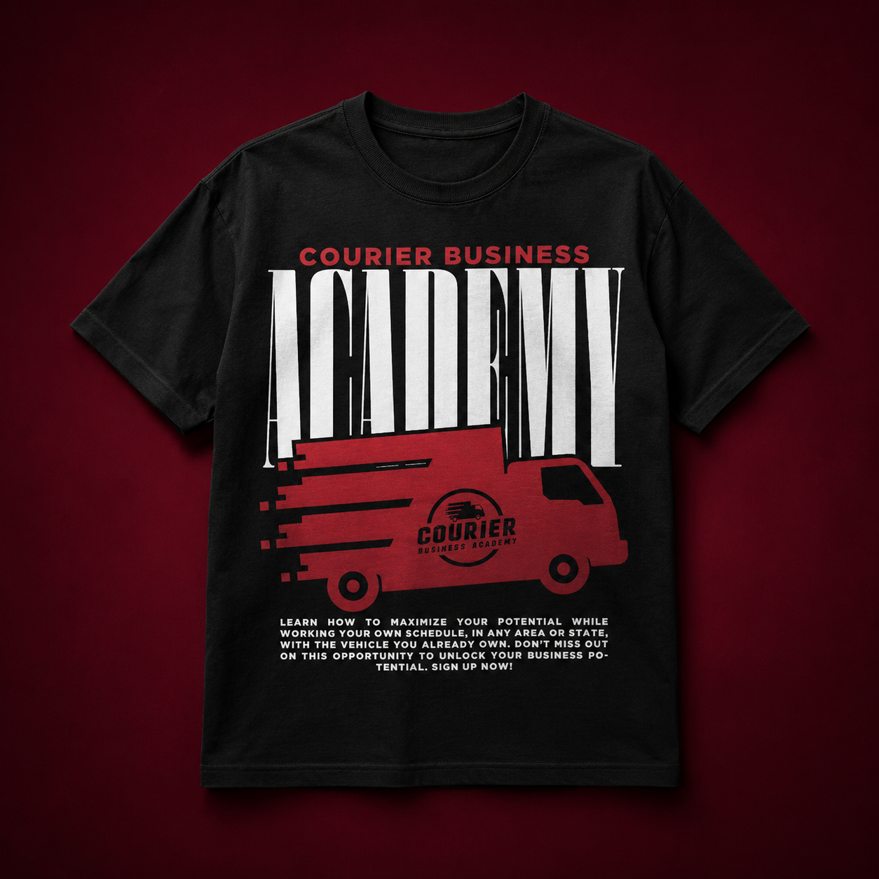 CBA "MAXIMIZE" Oversized Unisex Graphic Tee